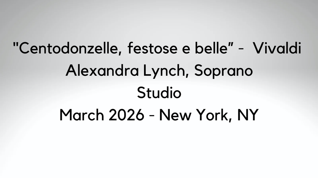 "Centodonzelle, festose e belle"- Vivaldi